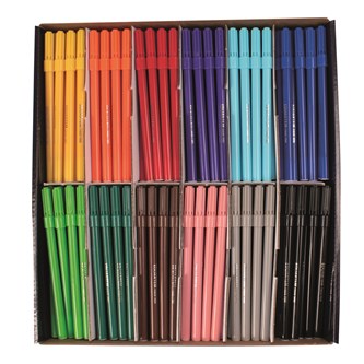 Fiberpennor EduArtem, 144-pack