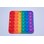 Pop Fidget Pad, regnbågsfärgad kvadrat