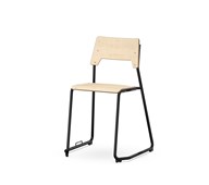 Stol Como FSC BX medstativ inkl. koppling sh 45 cm mellan sits svart stativ