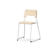 Stol Como FSC BX medstativ inkl. koppling sh 45 cm mellan sits vitt stativ