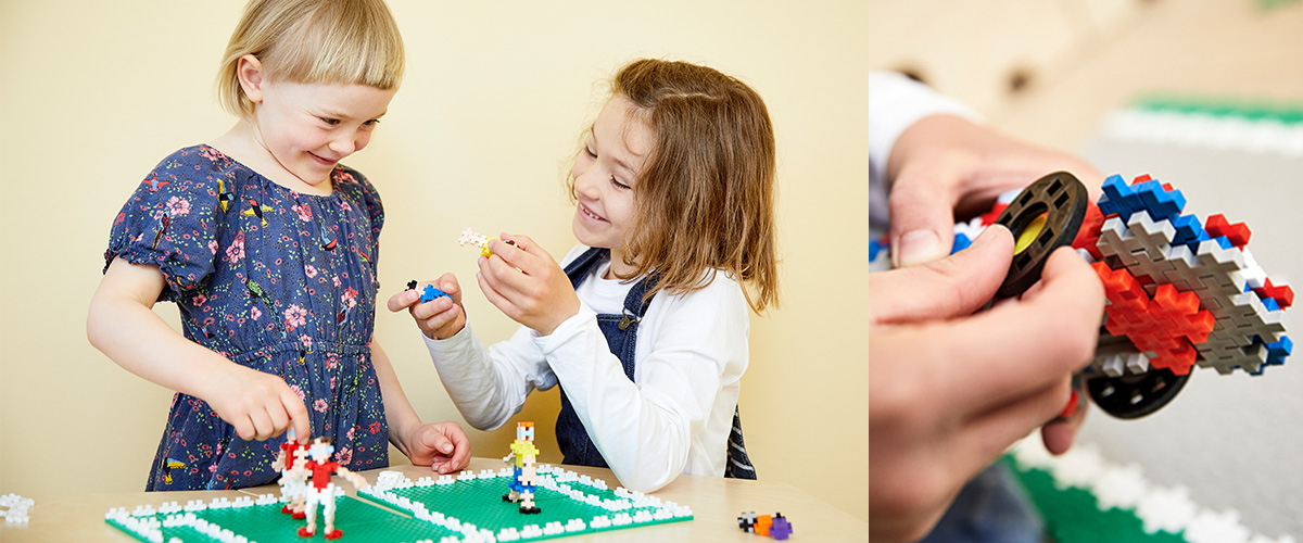 Bygg och konstruktion med PLUS-PLUS på förskolan, skolan och fritids