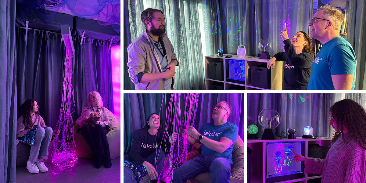 Råbyskolan, en anpassad skola i Bro, fick sin dröm om ett Sinnesrum uppfylld